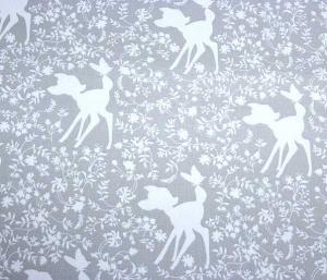 Bambi Grey Disney materiał na metry